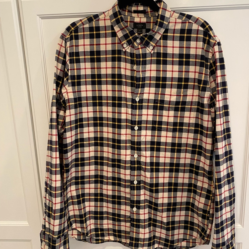 J. Crew Long Sleeve Oxford Shirt